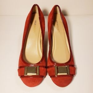 Sole Society Margaret Suede Wedges